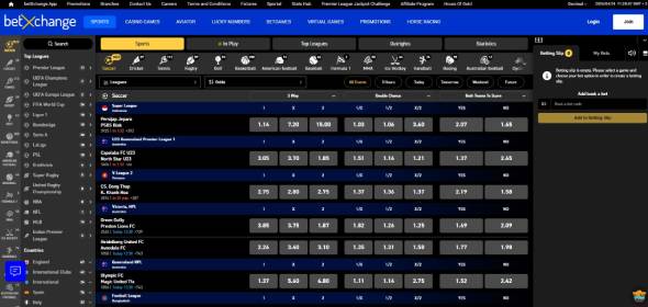 BetXchange betting site