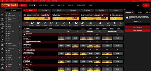 TicTacBets betting site